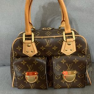 💯% authentic Louis Vuitton Manhattan Monogram bag